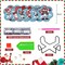 6 Pcs Diamond Art Coasters Kits with Holder – Christmas Snowman 5D Diamond Painting Coaster Set with Cork Pads for Adults & Beginners, DIY Gem Art Craft Supplies